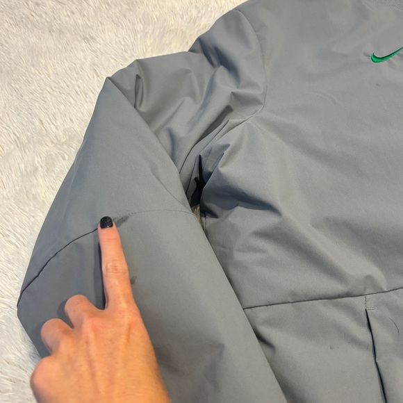 Nike Shield Oregon Ducks Cool Grey Bomber Jacket Men’s Sz 3XL - Picture 3 of 16